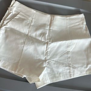 White Shein Dress Shorts